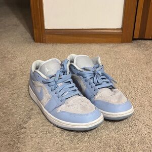 Nike Air Jordan Low Top Sneakers Blue Gray